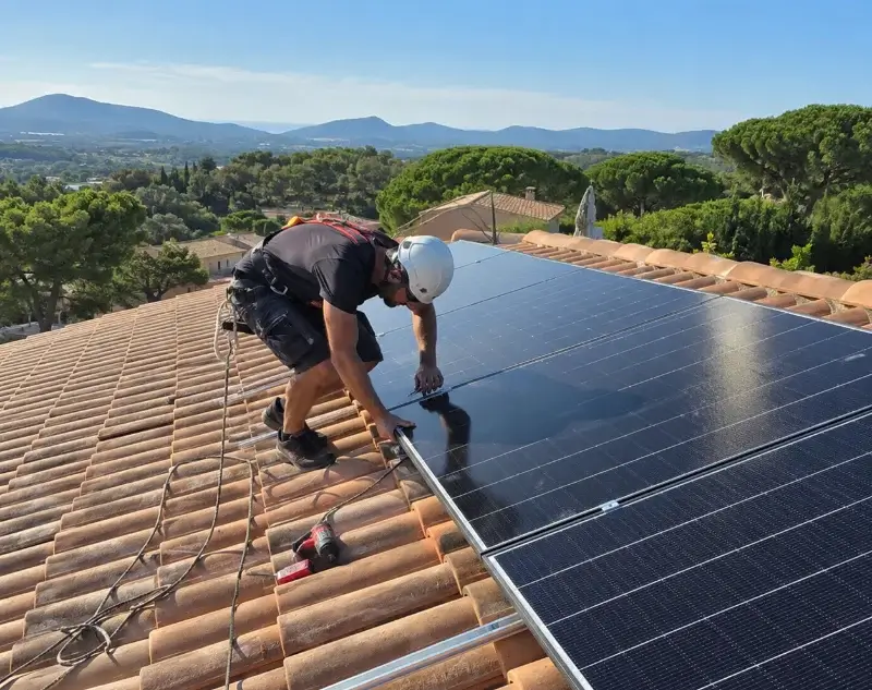 Installateur panneaux solaires Donnezac — pose photovoltaïque sur toiture