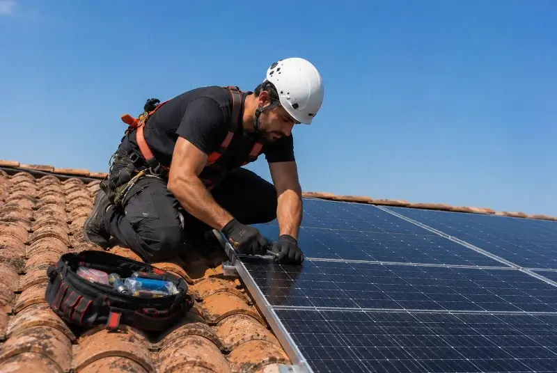 Maintenance et monitoring de panneaux solaires à Donnezac